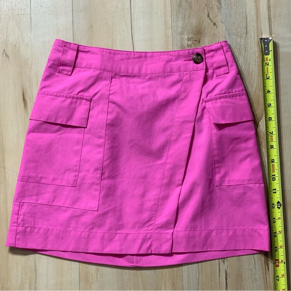 Women's High-Rise Cargo Mini Skirt Future Collective Pink Size 00 - Picture 3 of 7